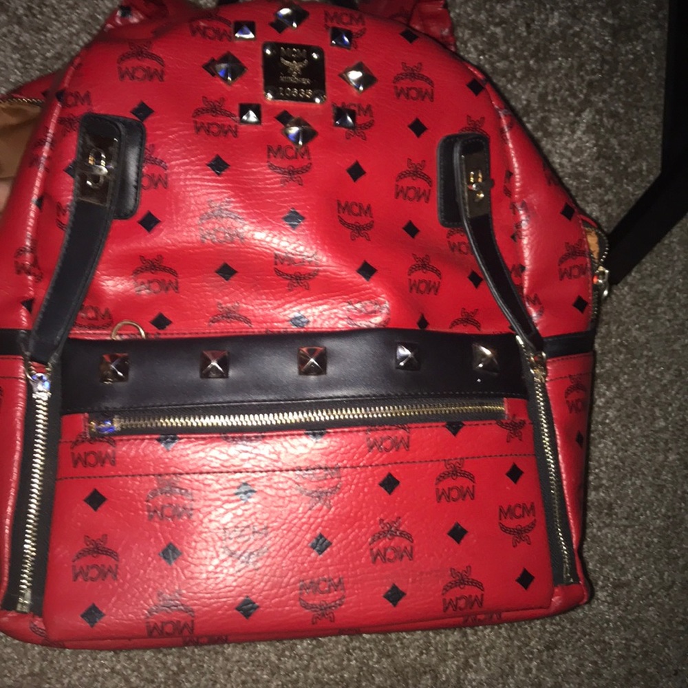 McM Red Backpack